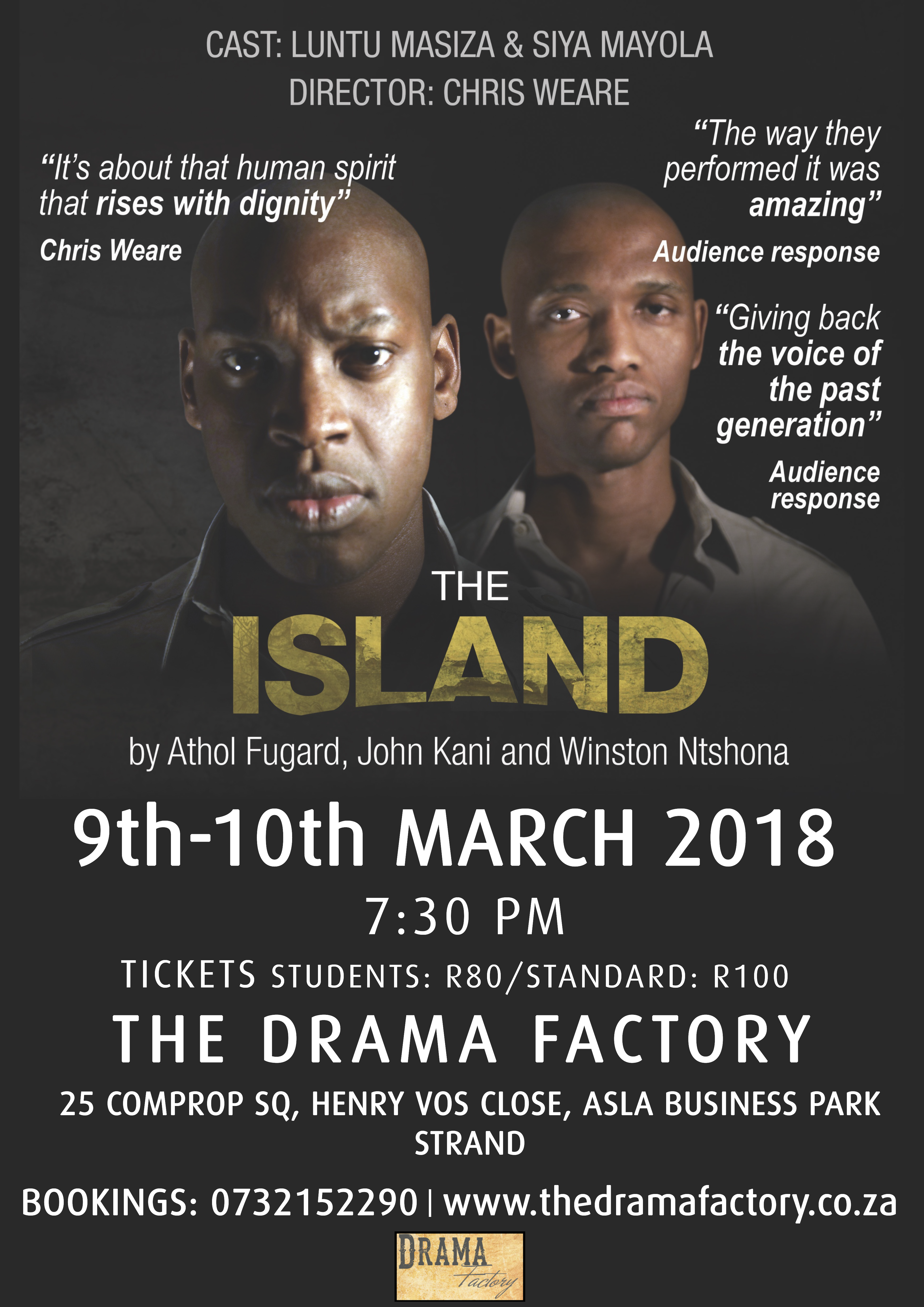 Fugard The Island Full Text